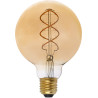 Ampoule décorative ambre LED E27 5W Ø9,5 cm 250Lm