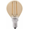 Ampoule décorative ambre LED E14 2W Ø4,5 cm 200Lm