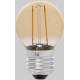 Ampoule décorative ambre LED E27 2W Ø4,5 cm 200Lm