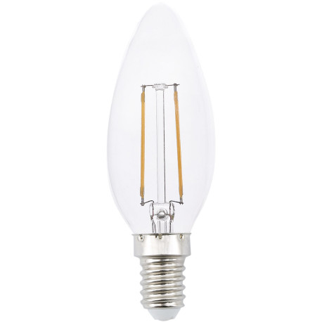 Ampoule flamme LED E14 2W 3,5 cm H10 cm 220Lm