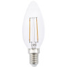 Ampoule flamme LED E14 2W 3,5 cm H10 cm 220Lm