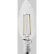 Ampoule flamme LED E14 2W 3,5 cm H10 cm 220Lm