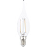 Ampoule flamme LED E14 2W 3,5 cm H12,5 cm 220Lm