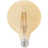 Ampoule decorative ambre LED E27 4W Ø12,5 cm 400 Lm