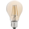 Ampoule decorative ambre LED E27 6W Ø6 cm 550 Lm