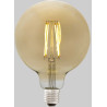 Ampoule décorative ambre LED E27 4W Ø9,5 cm 400 Lm