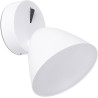 Applique design en aluminium blanc LED Charlotte