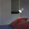 Applique design en aluminium blanc LED Charlotte