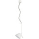 Suspension design en aluminium blanc 1 spot LED Charlotte