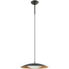 Suspension moderne en métal noir et or Ø40 cm Marie