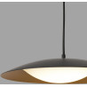 Suspension moderne en métal noir et or Ø40 cm Marie