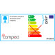 Suspension design led en verre et métal 1 ampoule Lady