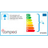 Suspension moderne ajustable en métal blanc 3 LED Helois