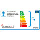 Plafonnier design cubique blanc Malicia