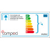 Plafionner moderne plastique blanc Ø25 cm Balian