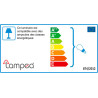 Spot design orientable led 1 spot en métal noir Milor