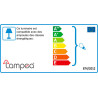 Spot led contemporain noir 1 spot Calypso
