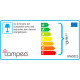 Spot design led en métal noir 11 cm Onida