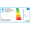 Spot design encastrable rond chrome Mondor
