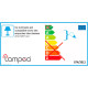 Spot moderne LED en métal blanc Gall