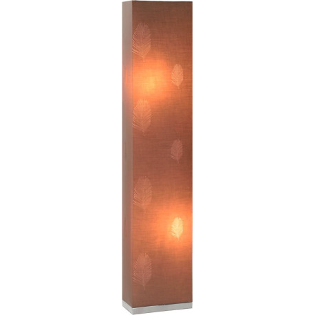 Lampadaire contemporain en tissu taupe Marina