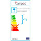 Lampe de bureau design en métal beige Mathilde