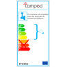 Spot sur rail design en métal blanc LED Saah