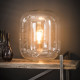 Lampe de tabe moderne en verre transparent Eloïse