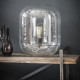Lampe de tabe moderne en verre transparent Eloïse