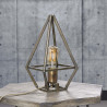 Lampe de table en métal bronze antique Victoria