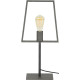Lampe de table industrielle en métal noir Alexandra