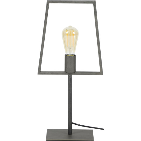 Lampe de table industrielle en métal noir Alexandra