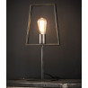 Lampe de table industrielle en métal noir Alexandra