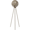 Lampadaire vintage en métal brun rouillé Jasmine