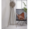 Lampadaire vintage en métal brun rouillé Jasmine