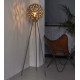 Lampadaire vintage en métal brun rouillé Jasmine