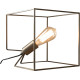 Lampe de table moderne en métal bronze antique Sasha