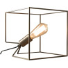 Lampe de table moderne en métal bronze antique Sasha
