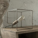 Lampe de table moderne en métal bronze antique Sasha