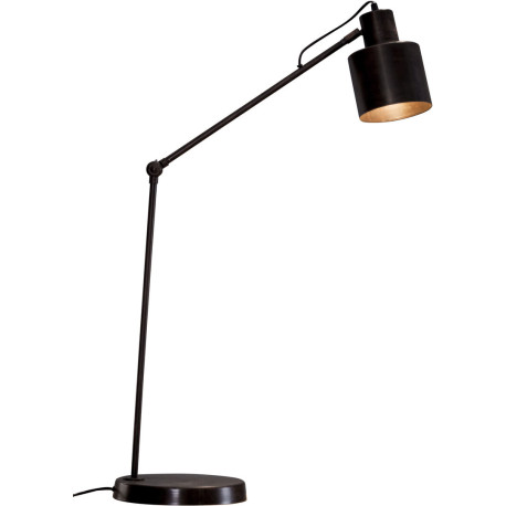 Lampadaire articulé vintage en métal noir Capucine