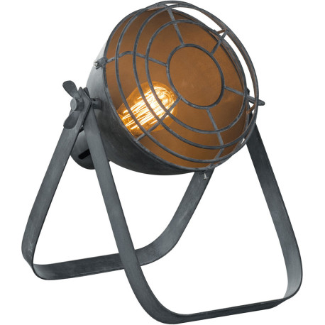 Lampe de table industrielle en métal noir Ø 22 cm Lilia