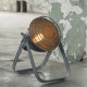 Lampe de table industrielle en métal noir Ø 22 cm Lilia