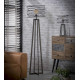 Lampe de table industrielle en métal noir Ø30 cm Olivia