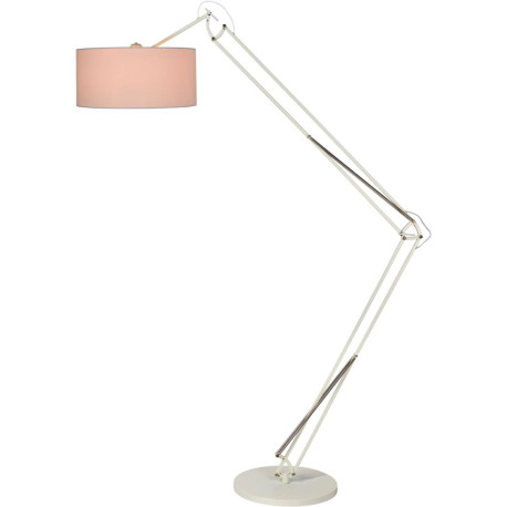 Lampadaire de salon design articulé blanc Thalis