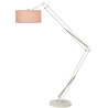 Lampadaire de salon design articulé blanc Thalis