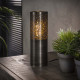 Lampe de table industrielle en métal noir Ø10 cm Célia
