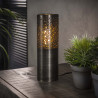 Lampe de table industrielle en métal noir Ø10 cm Célia