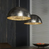 Suspension industrielle en métal 2xØ40 cm Julien