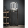 Lampadaire en métal et verre Eloïse