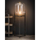 Lampadaire en métal et verre Eloïse